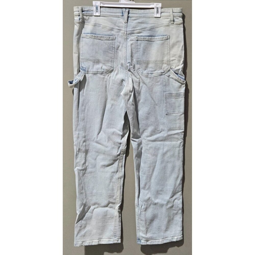 Wild Fable Super High Rise Straight Leg Light Wash Carpenter Jeans -- Size 18 - Picture 5 of 8